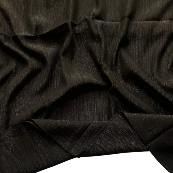 Black Shimmer Zari Chiffon
